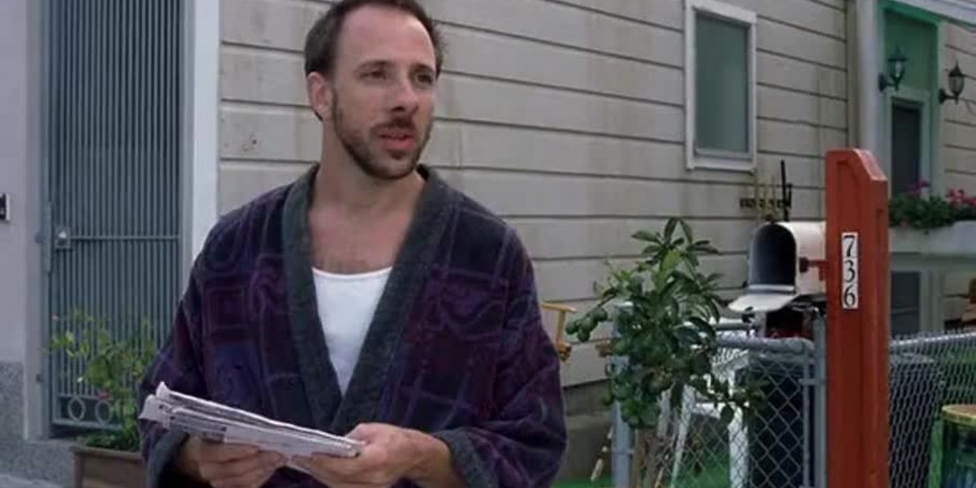 Mr. Robitussen looking to the distance in The Princess Diaries