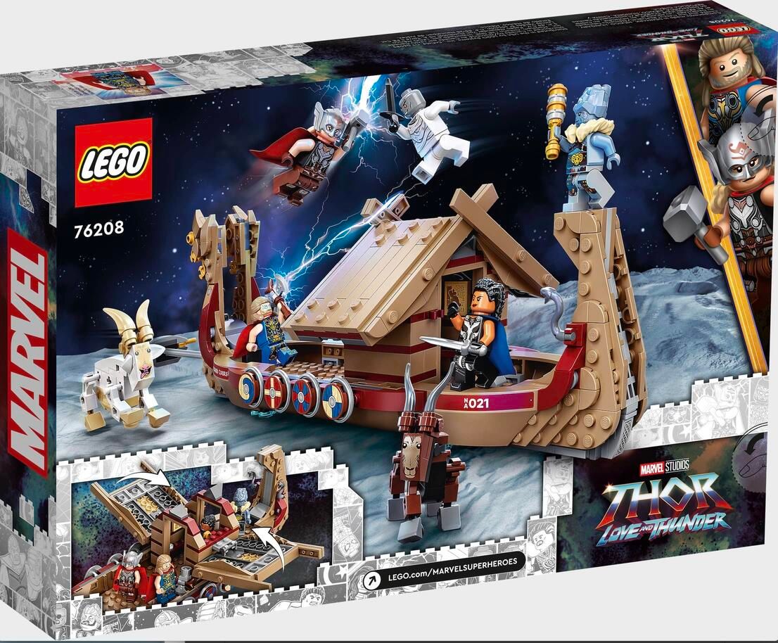 Thor Love and Thunder Thor and Jane Foster Fight Gorr Lego Set
