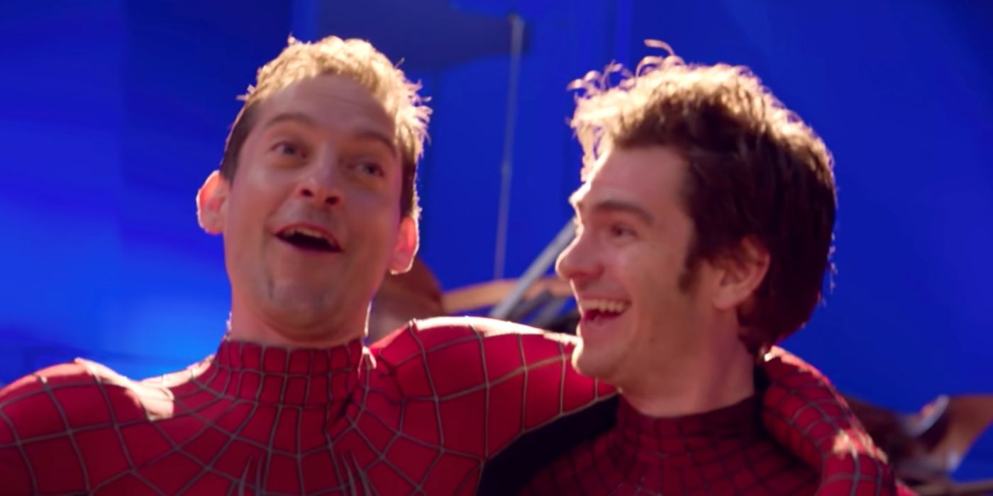 Tobey Maguire Andrew Garfield SpiderMan No Way Home