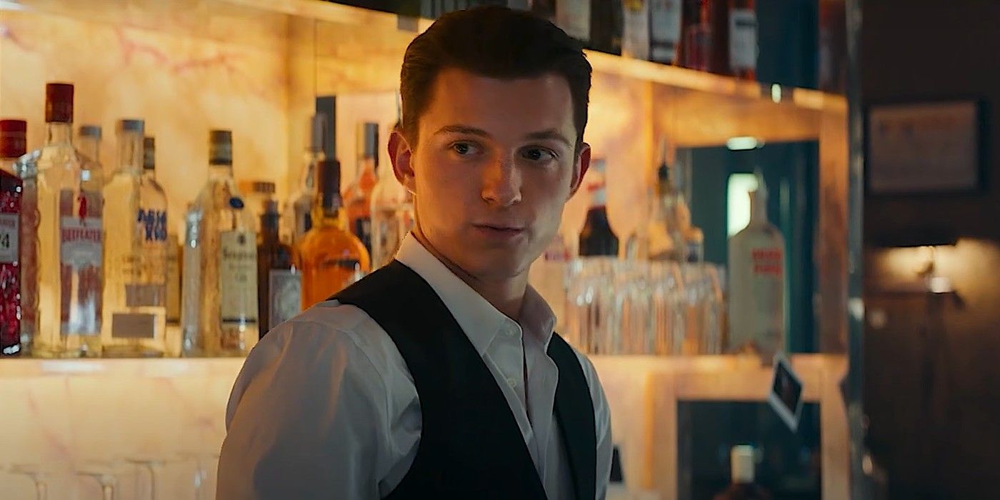 TOM HOLLAND as NATHAN DRAKE Uncharted (2022) dir.