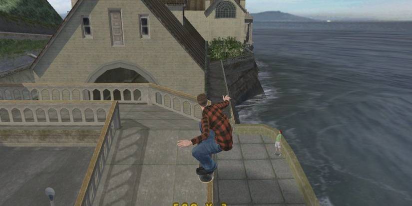 Tony on Alactraz in Tony Hawk's Pro Skater 4