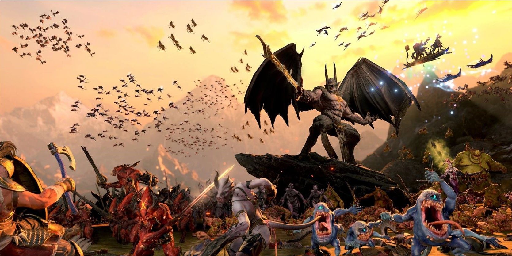 Total War Warhammer 3 Daemon Prince Screenshot.