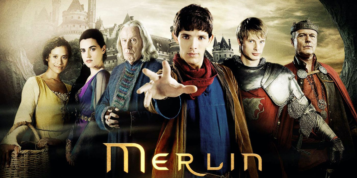 The main characters of the tv show Merlin