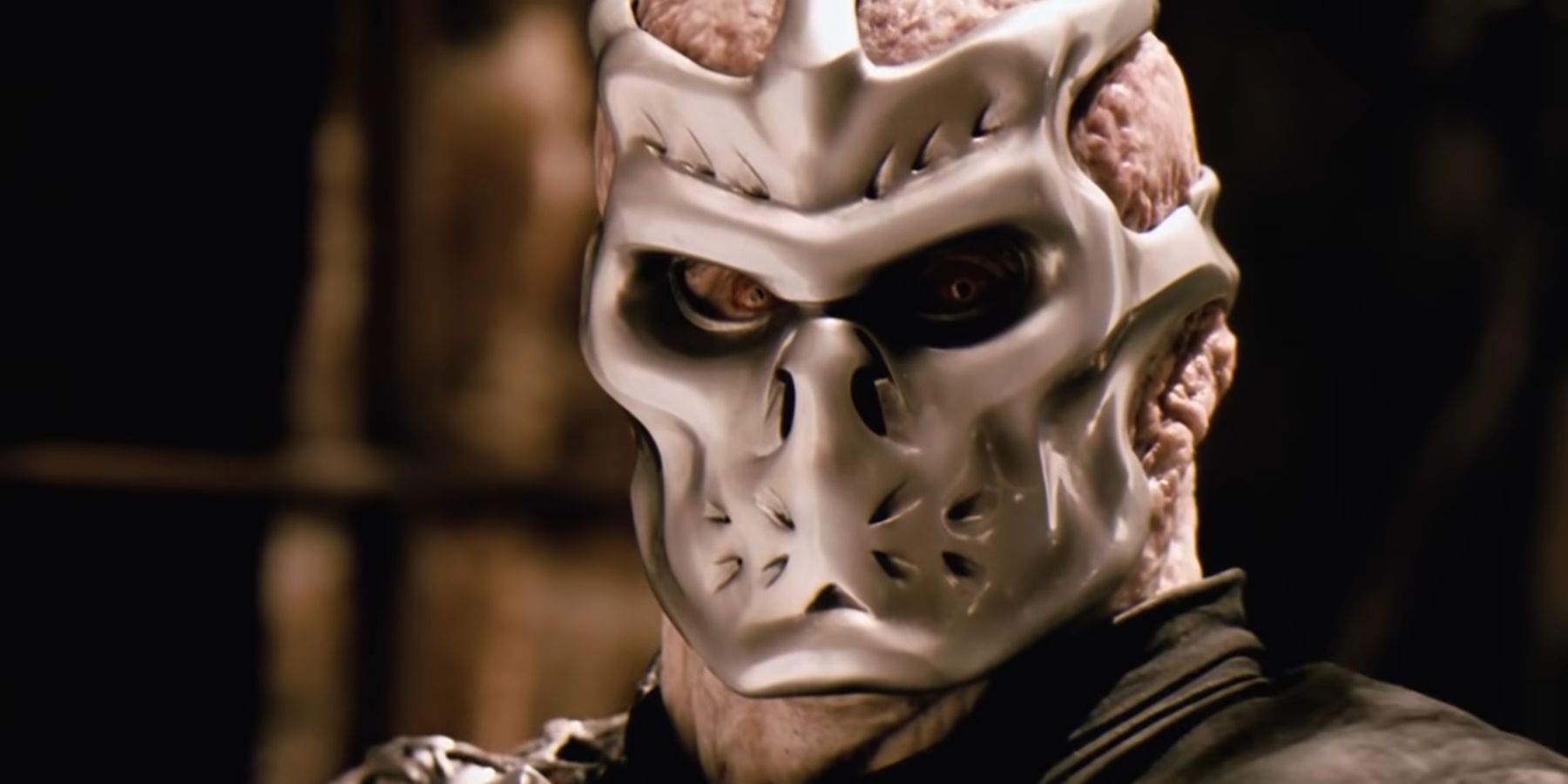 Uber Jason in the virtual reality version of Camp Crystal Lake in Jason X