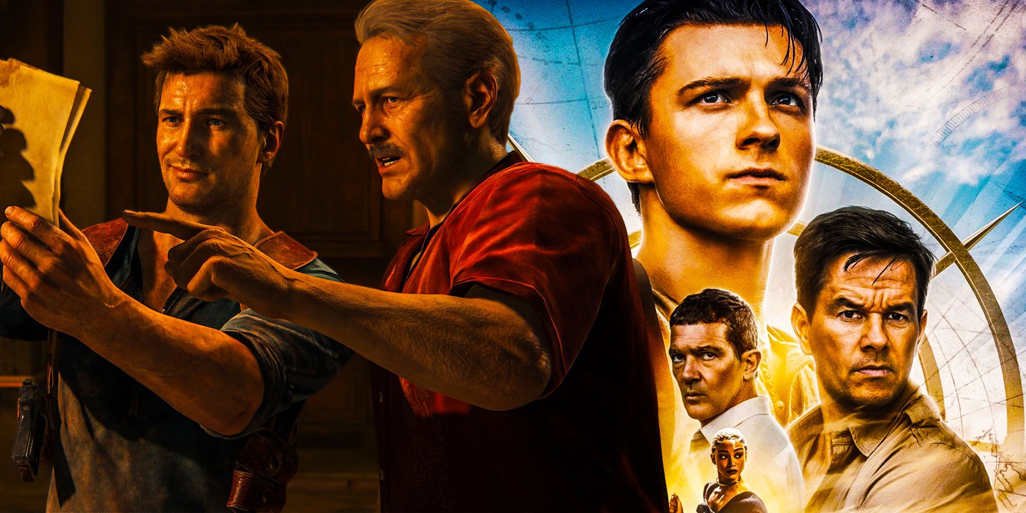 Uncharted/Netflix Comparison! #movies #movie #videogames #unchartedmov