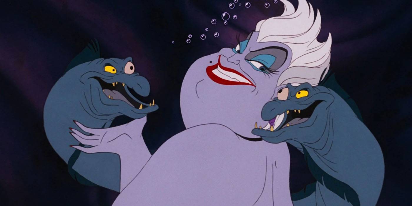 Vilões da Disney têm motivos para maldades? Parece que sim; confira 1 Ursula em A Pequena Sereia (Reprodução / Disney)