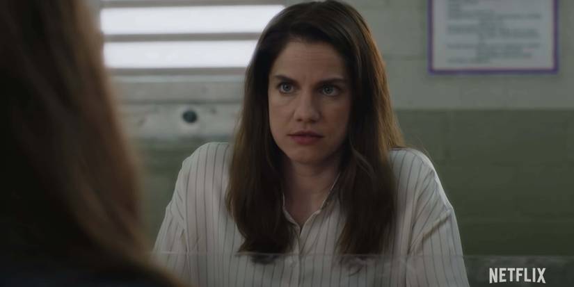 Vivian Kent scowling at Anna in Inventing Anna.