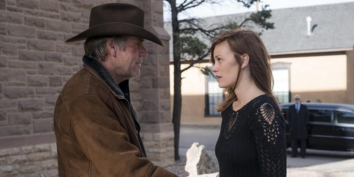 Walt and Cady face to face in Longmire