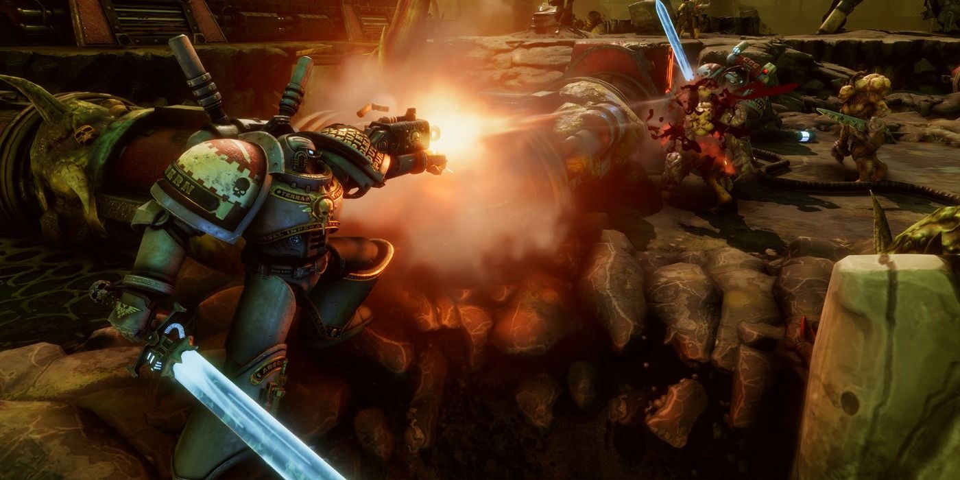Warhammer 40k Chaos Gate Daemonhunters Space Marine Grey Knight Battle Cover