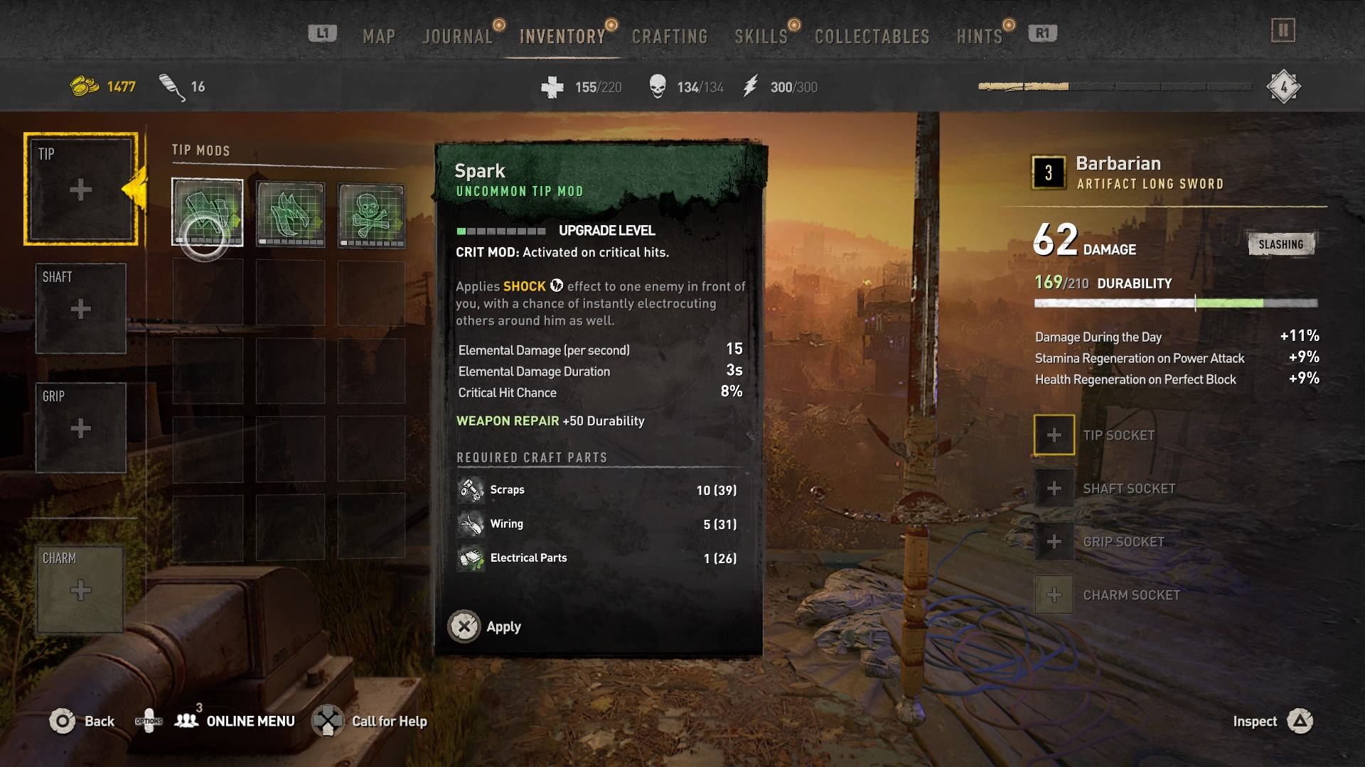 Dying Light 2 Weapon Repair Guide