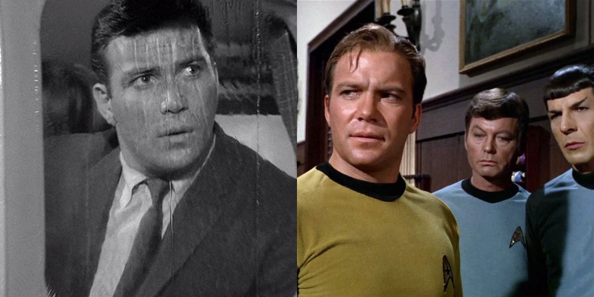 William Shatner in Both Star Trek and The Twilight Zone