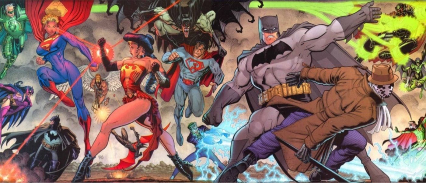 Wizard Countdown Arena Batman Rorschach DC Comics