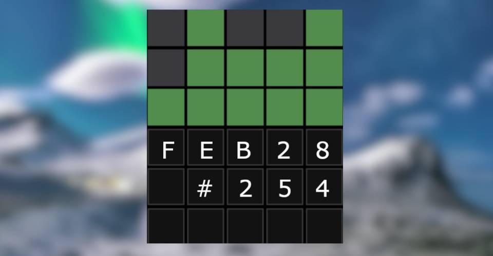 Wordle 254: February 28, 2022 Answer | Screen Rant