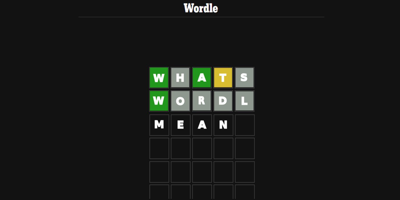 Wordle Game Name Meaning Josh Wardle NYT