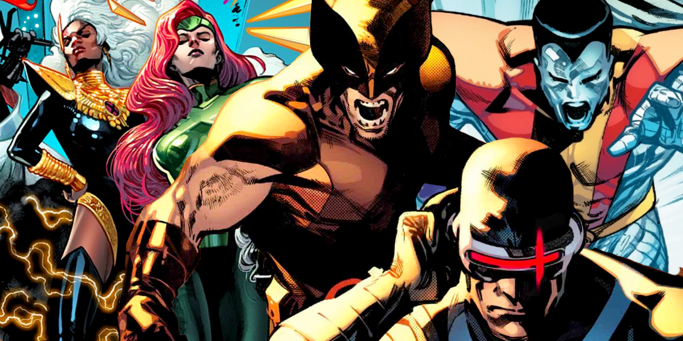X-Men Wolverine Cyclops Colossus Jean Grey Storm