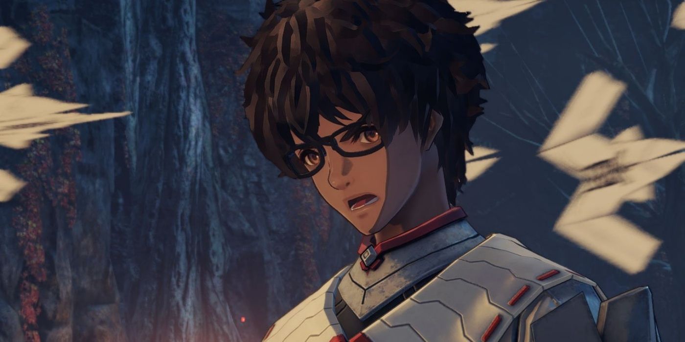 A male character looking down in Xenoblade Chronicles 3