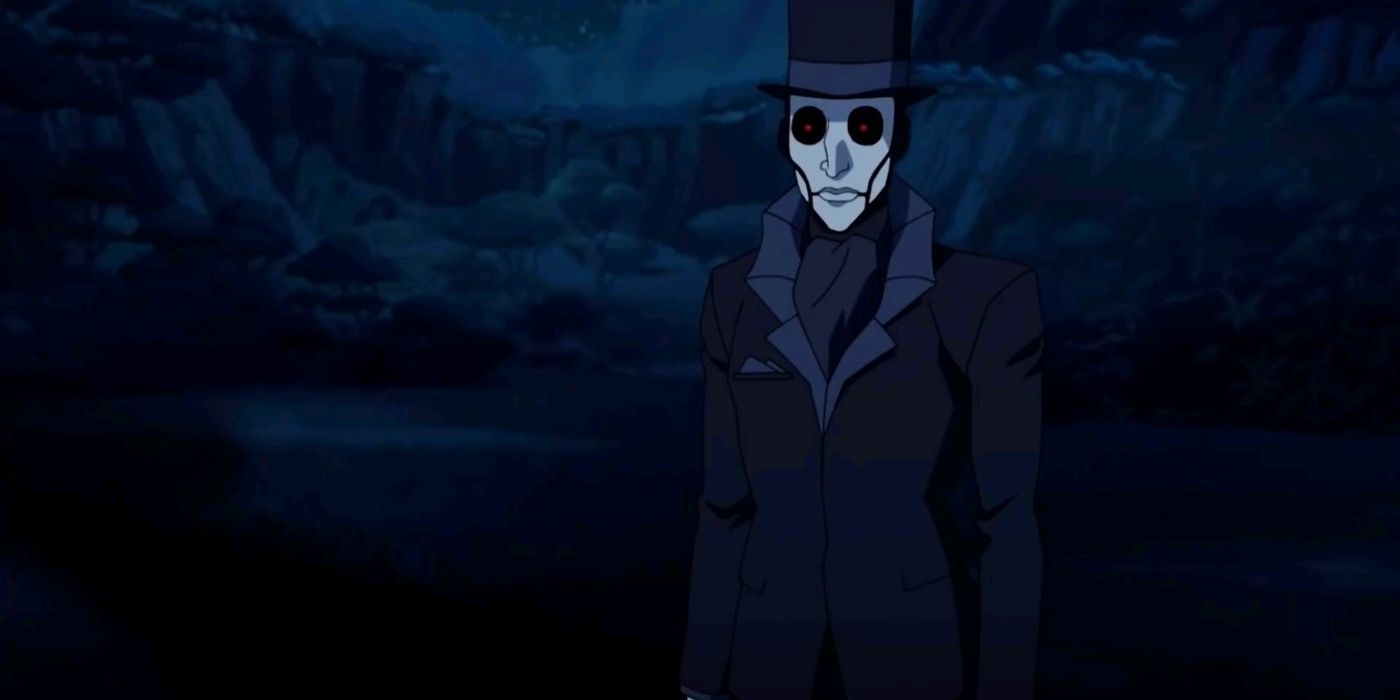 Shade standing in the dark in Young Justice