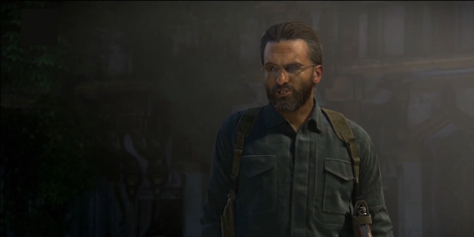 Front view of Asav in Uncharted: The Lost Legacy
