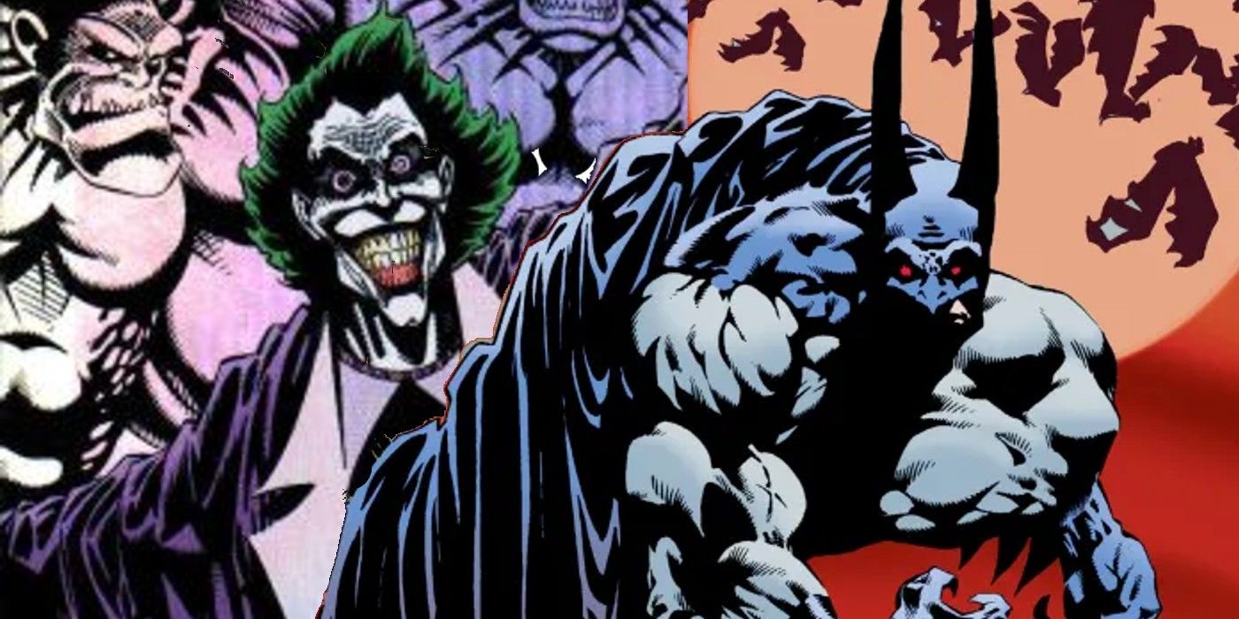 Featured Image: Elseworlds versions of DC's Joker (left) and vampire Batman (right)