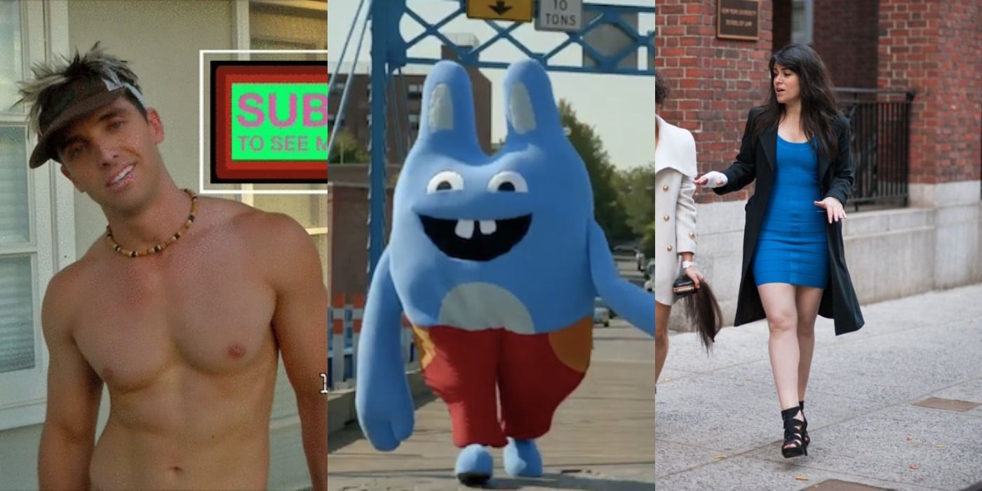 Collage of Kirk Steele, Abbi, and Bingo Bronson in Broad City.