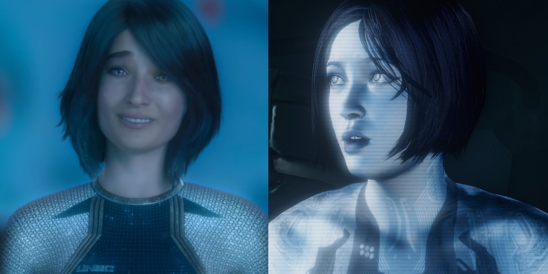 Cortana in the Halo TV show and game