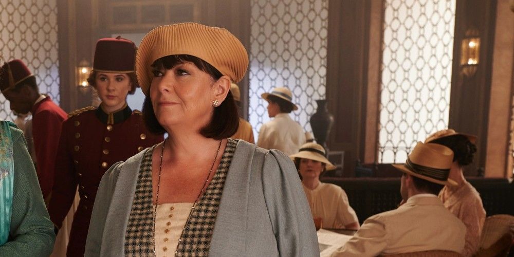 dawn french as mrs bowers in death on the nile