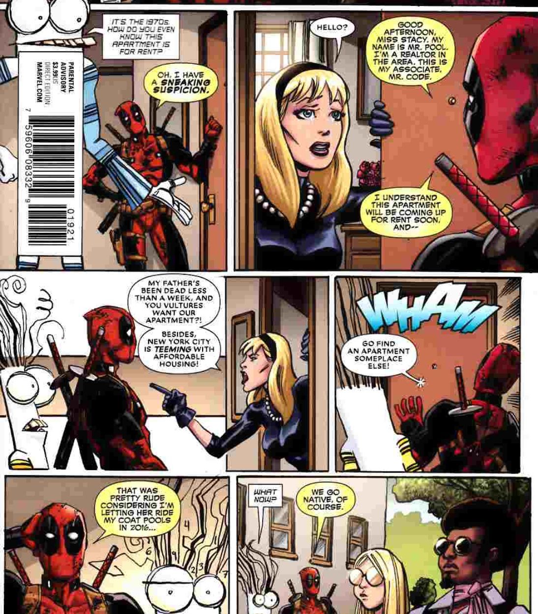 Gwen Stacy Gave Deadpool His Most Brutally Hilarious Gag Ever