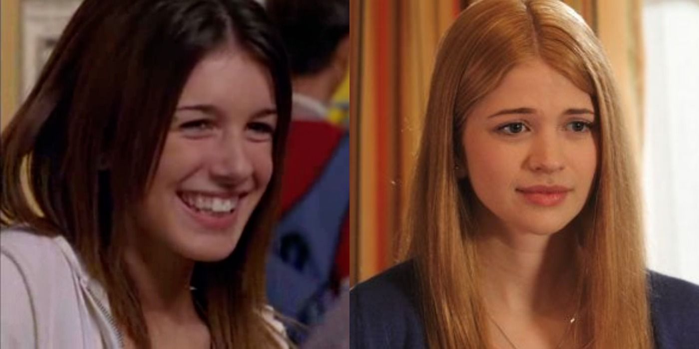 Split image of Darcy and Becky in Degrassi.