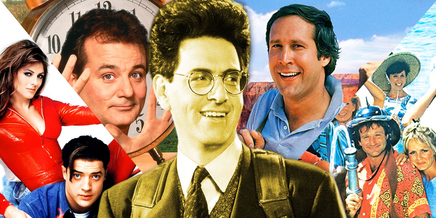 Every Harold Ramis Movie Ranked From Worst To Best, with Bedazzled, Groundhog Day, National Lampoon's Vacation, Club Paradise.