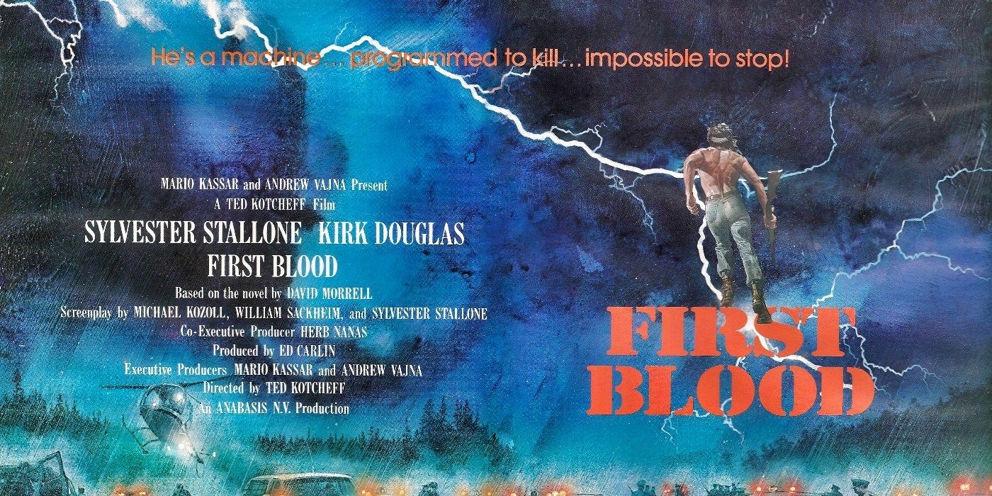 first blood 1982 teaser poster kirk douglas