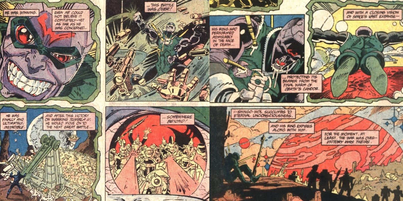 Green Lantern death fantasy