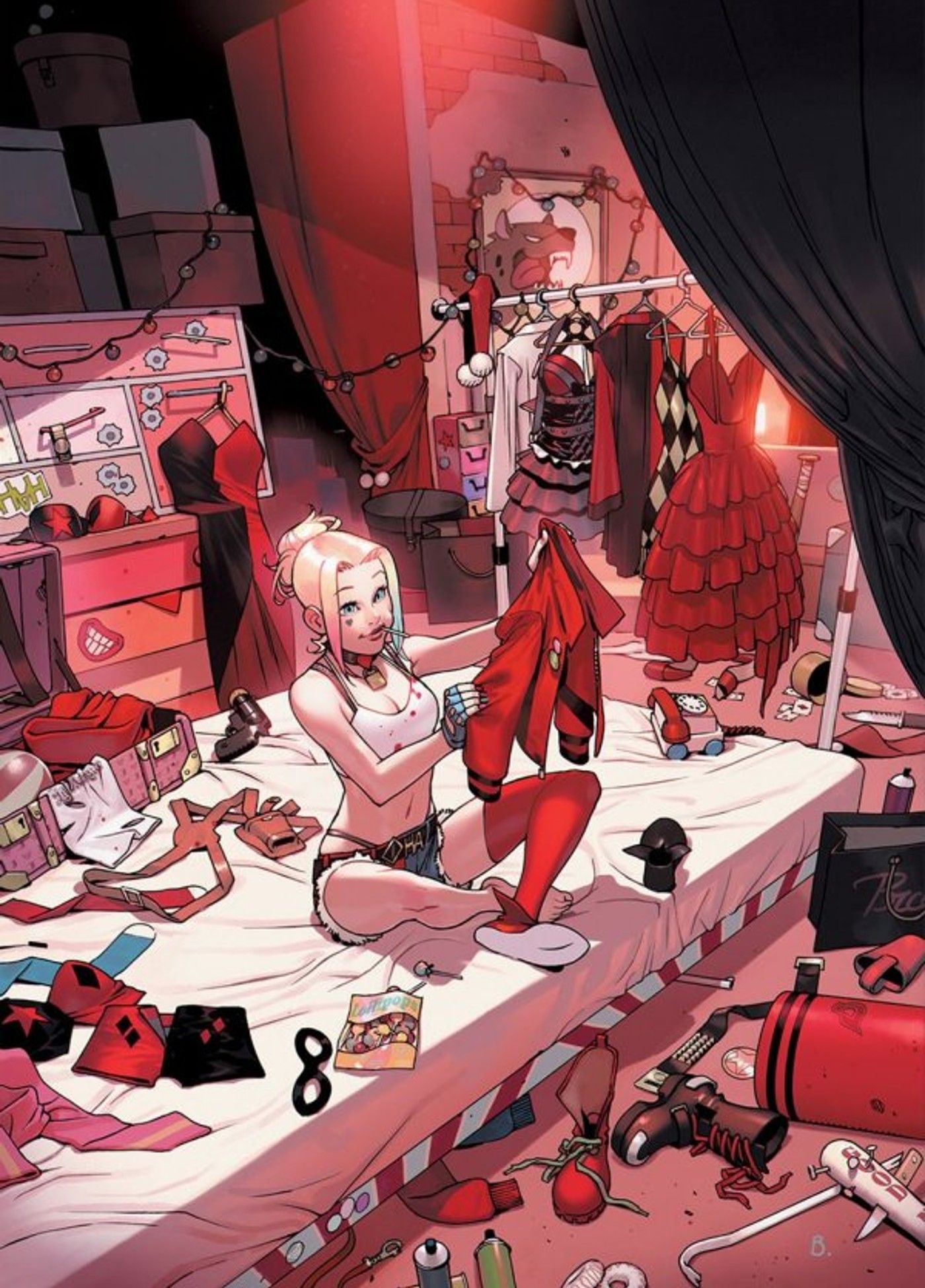 harley quinn dc comics variant cover costumes
