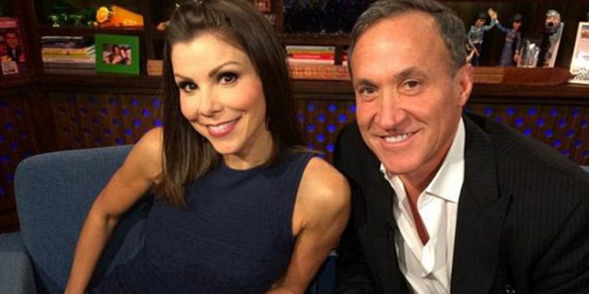 Heather and Terry Dubrow from RHOC on WWHL