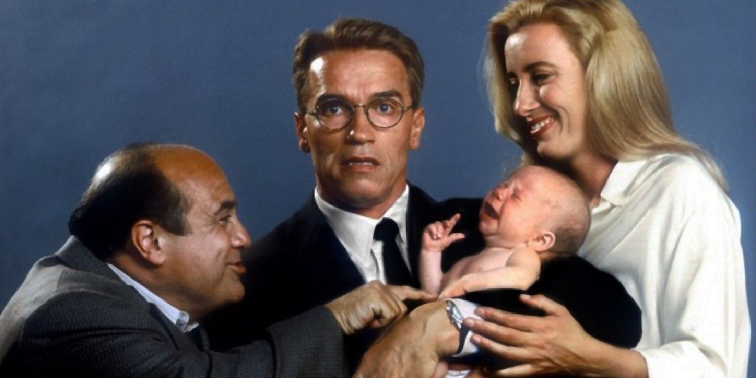 Junior with Arnold Schwarzenegger, Danny DeVito, Emma Thompson