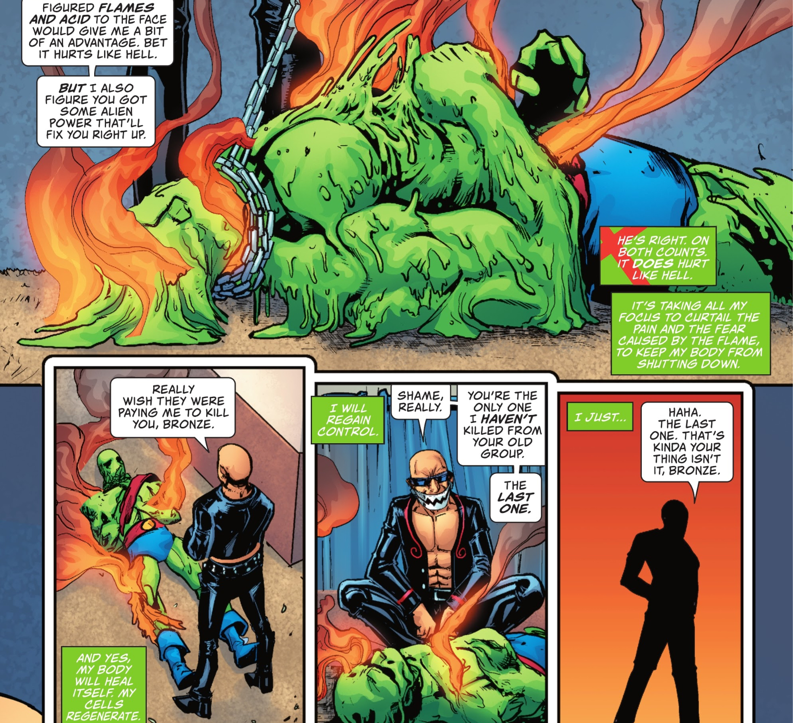 justice league martian manhunter healing factor