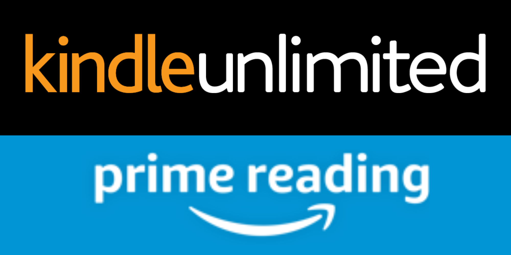 Kindle Unlimited and Prime Reading logos