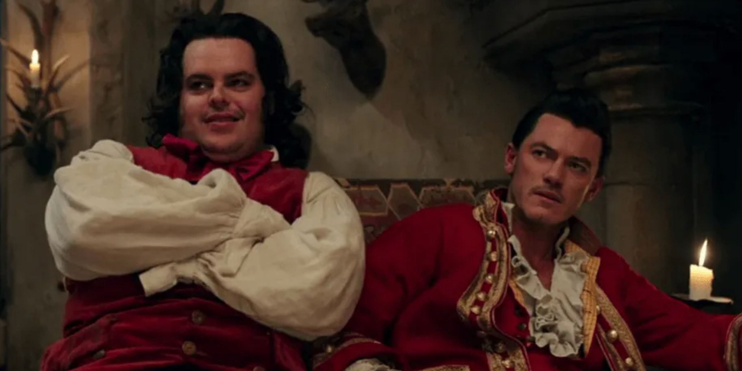 lefou and gaston in beauty and the beast