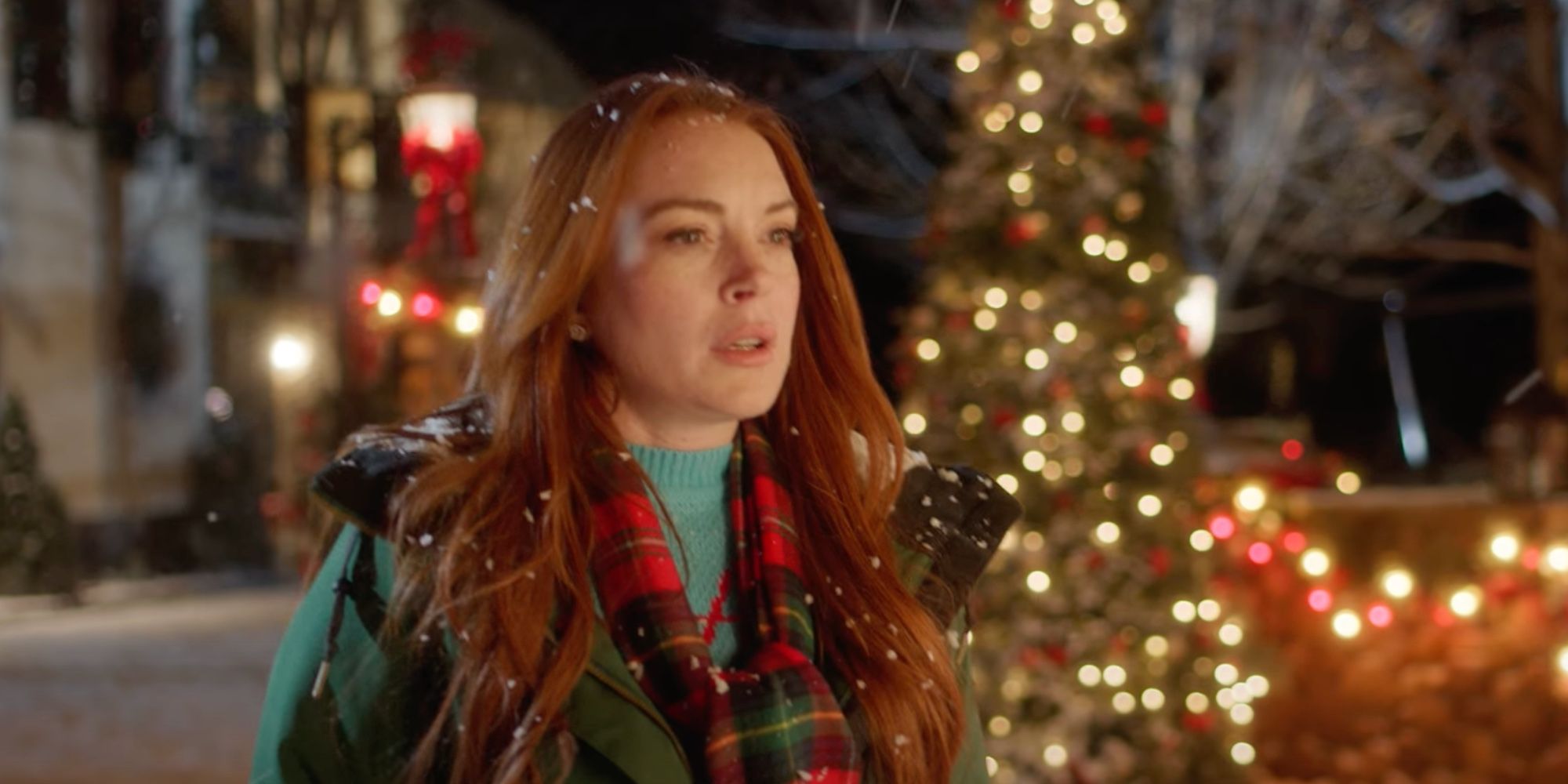 Lindsay Lohan Has Amnesia In New Netflix Christmas Movie Trailer