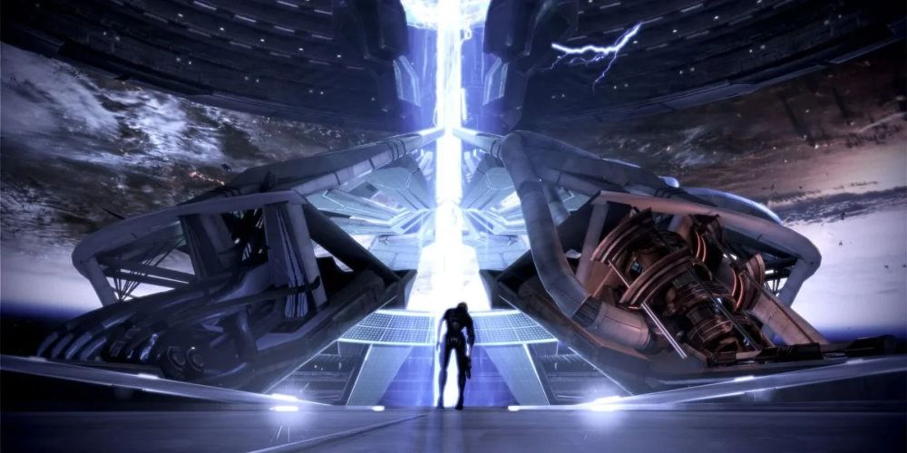 Shepard detonates the Crucible in Mass Effect Legendary Edition