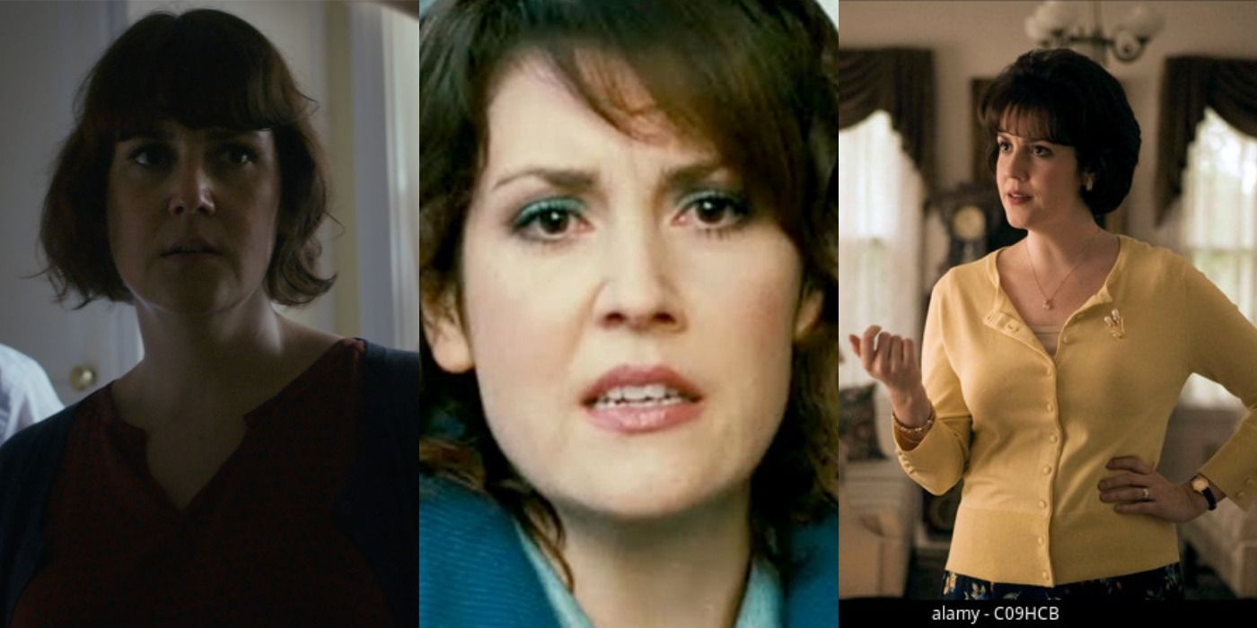 Collage of Melanie Lynskey in The Informant, Win Win, and And There I Go.