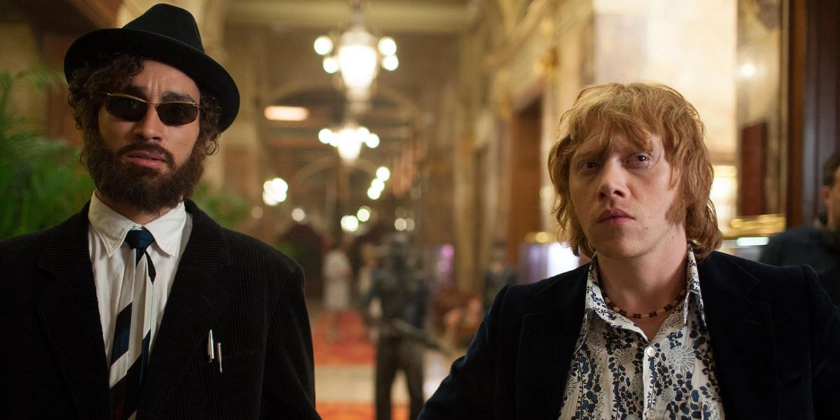 Still of Robert Sheehan and Rupert Grint In Moonwalkers