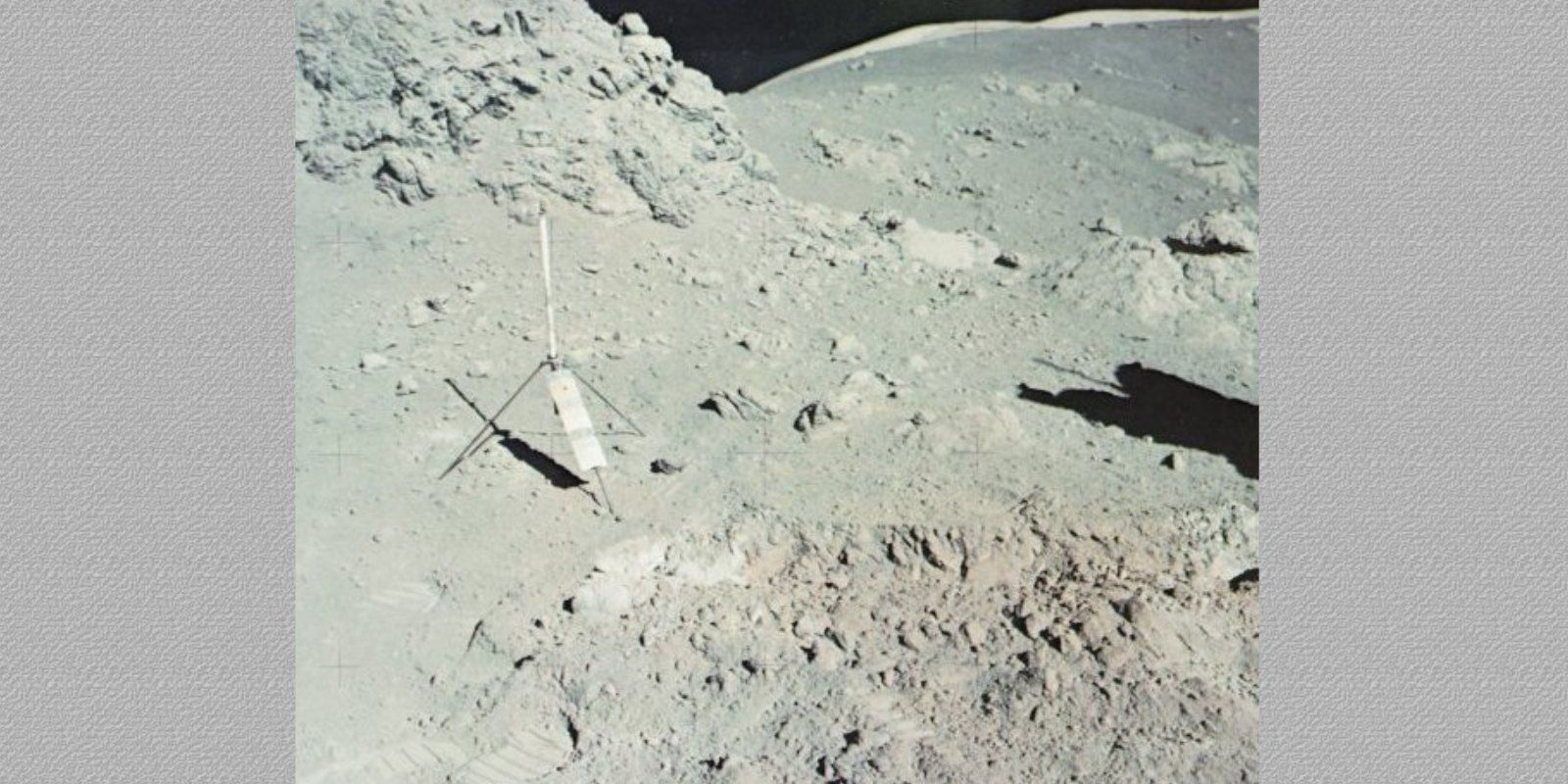 Orange soil near Station 4 on Apollo 17 