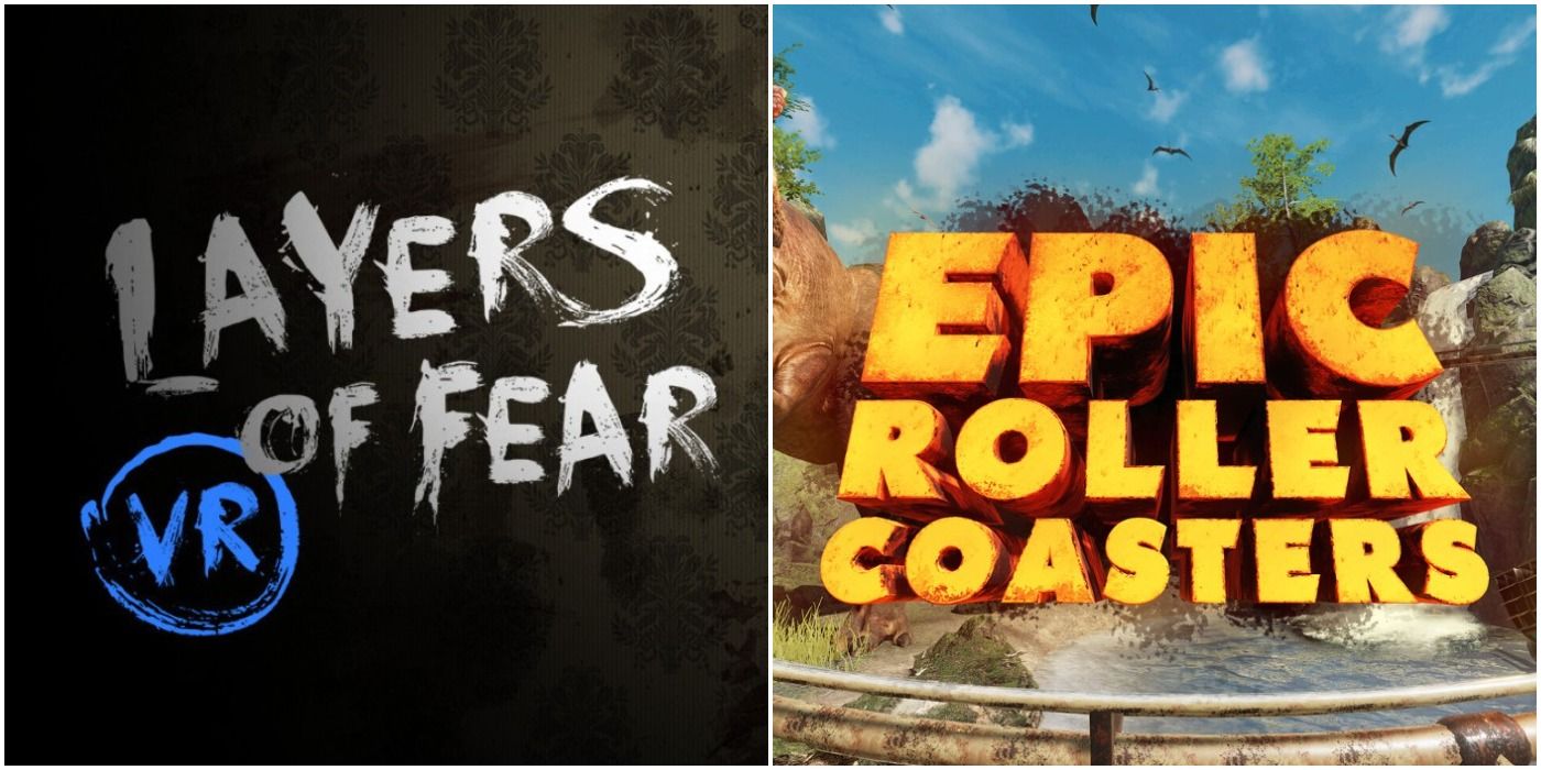 Split Image featuring Layers of Fear VR and Epic Roller Coasters