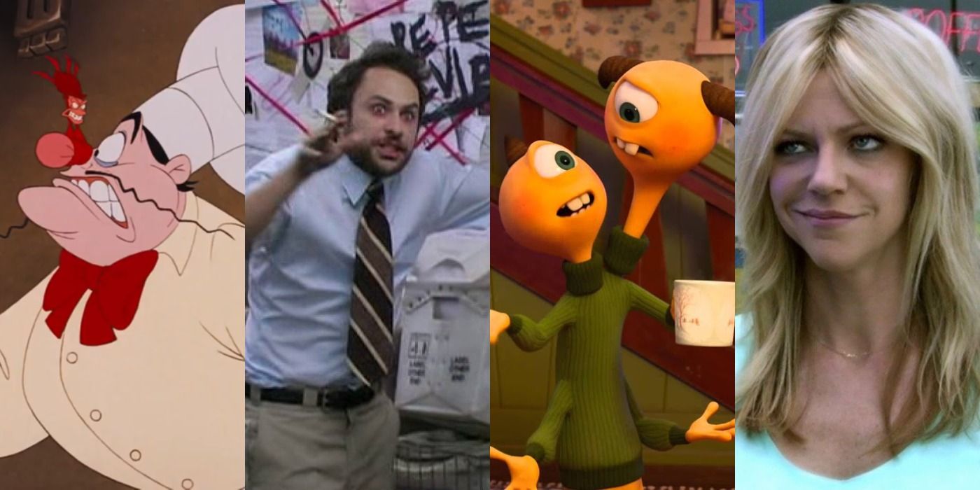Split image of Louis, Charlie, Terry and Teri and Dee - Disney and It&rsquo;s Always Sunny in Philadelphia