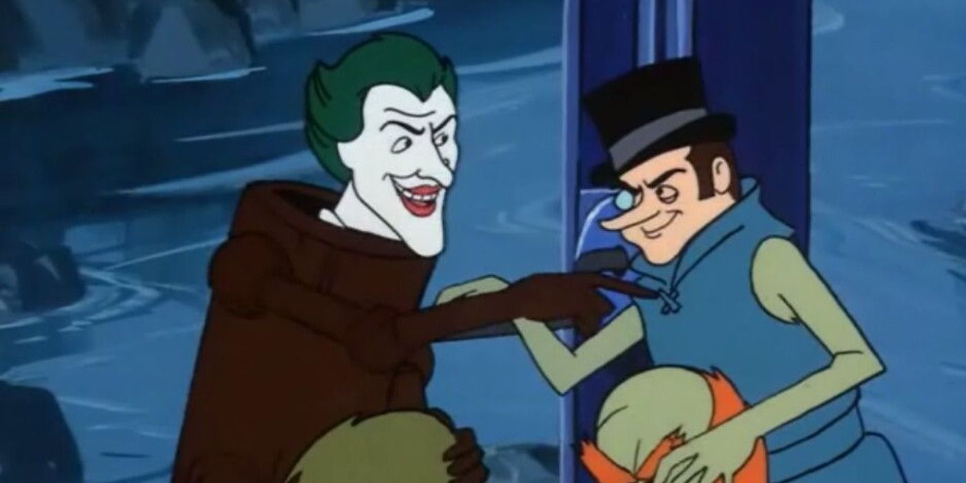 The Joker and Penguin talking in The New Scooby Doo Movies