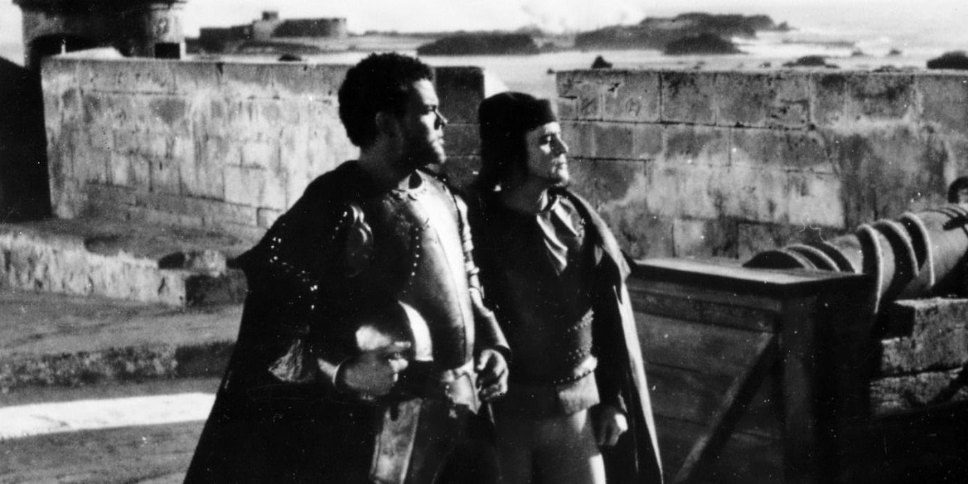 Two men standing together in Othello