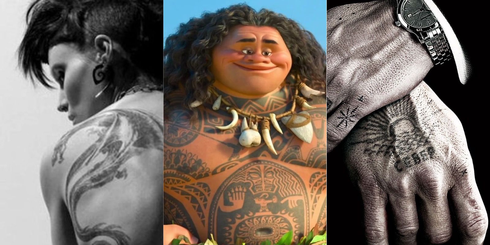 The Girl With The Dragon Tattoo, Moana and Eastern Promises Header
