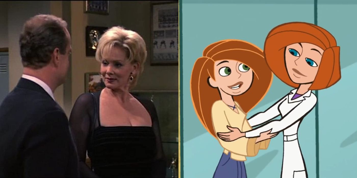 Split image of Lana from Frasier, and Ann and Kim Possible - Frasier and Disney