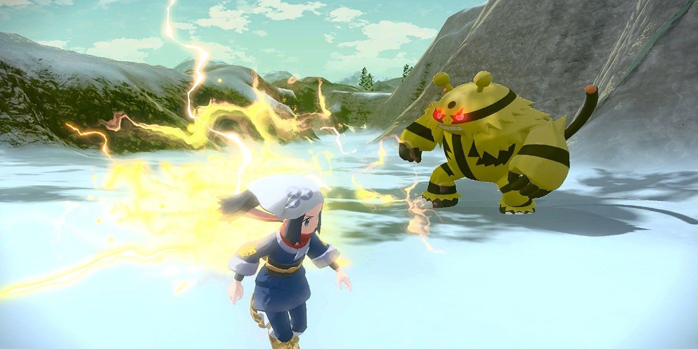 A screenshot from Pokemon Legends Arceus