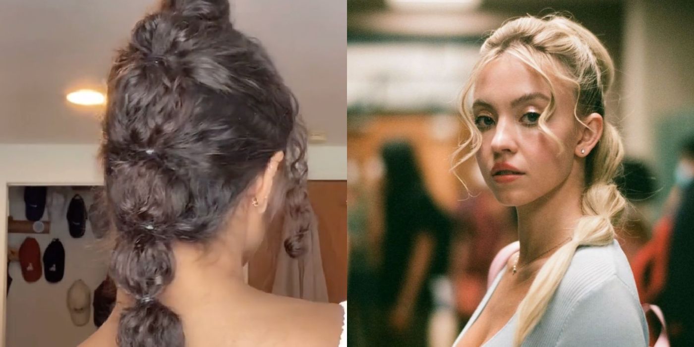 side by side of Ashlee Swest's hair and Cassie's hair on Euphoria